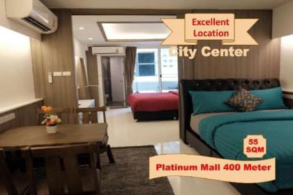 Family Room Condo NR Shopping@Platinum  FreeWifi Bangkok